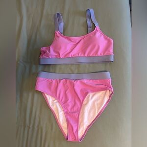 Pink & Purple Bikini Set